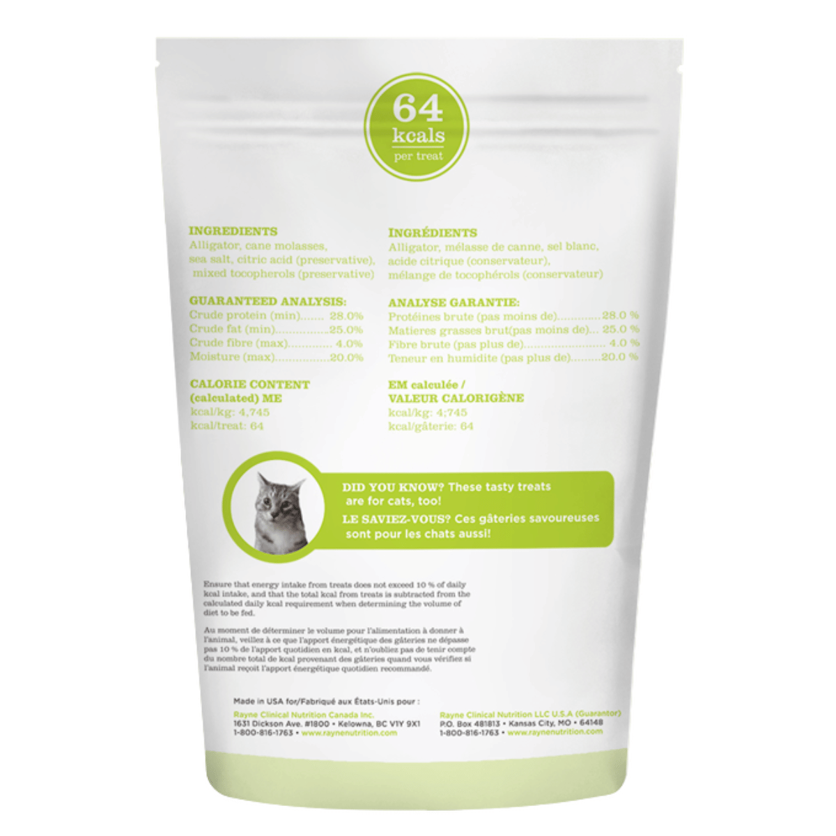 Alligator Jerky Treats for Dogs and Cats