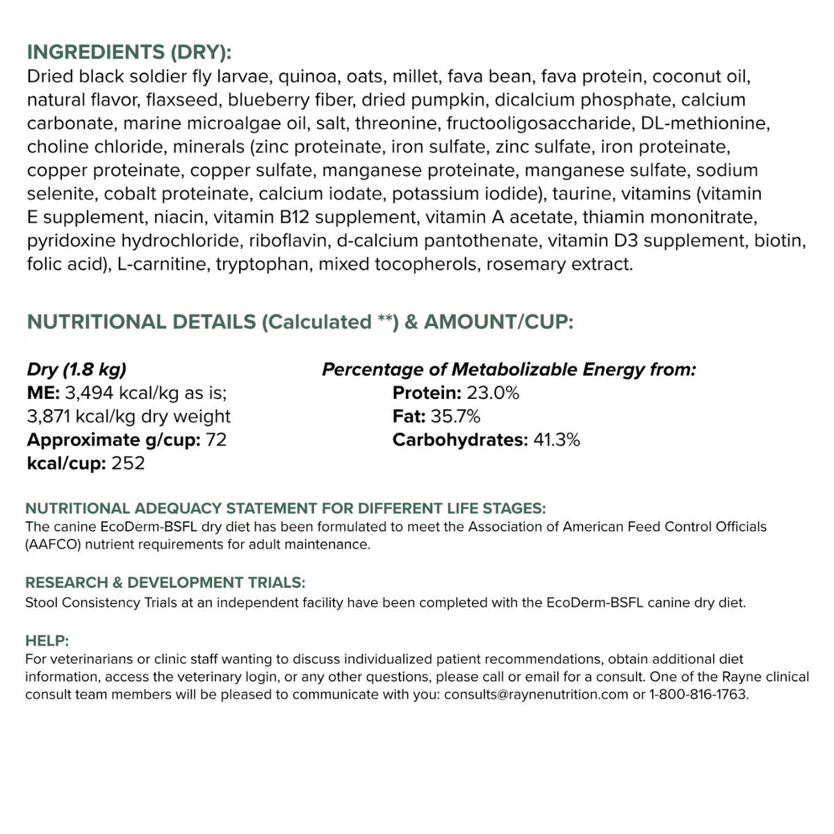 EcoDerm-BSFL Dry Dog Food